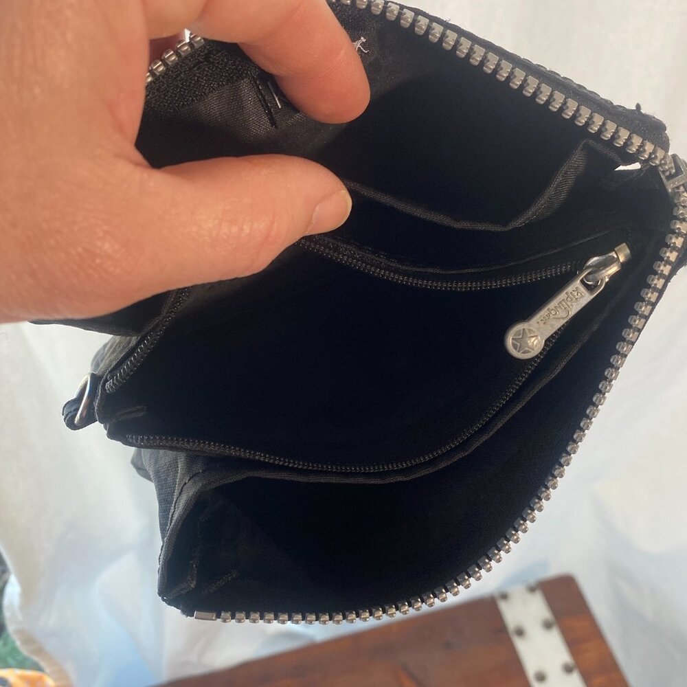 Kipling Small Creativity Soft Sided Black Wallet … - image 6